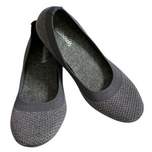 Allbirds Women's Tree Breezers Ballet Knit Flats in Grey Size 5